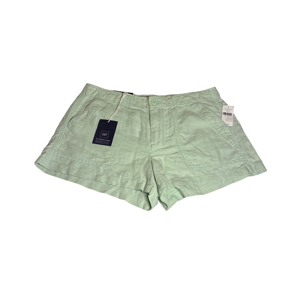 GAP linen blend shorts 4 NEW minimalist preppy old money luxury resort cruise